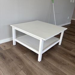 White Square Coffee Table