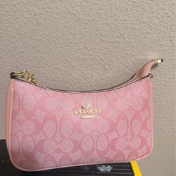 Pink coach bag