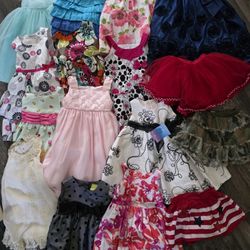 Girls Dresses Skirts Size 2 Size 3