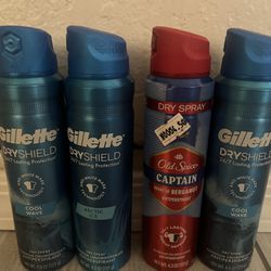 Gillete & Old Spice Deodorant $4.50 Each 