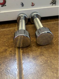 Vintage Bollinger Chrome Dumbbells