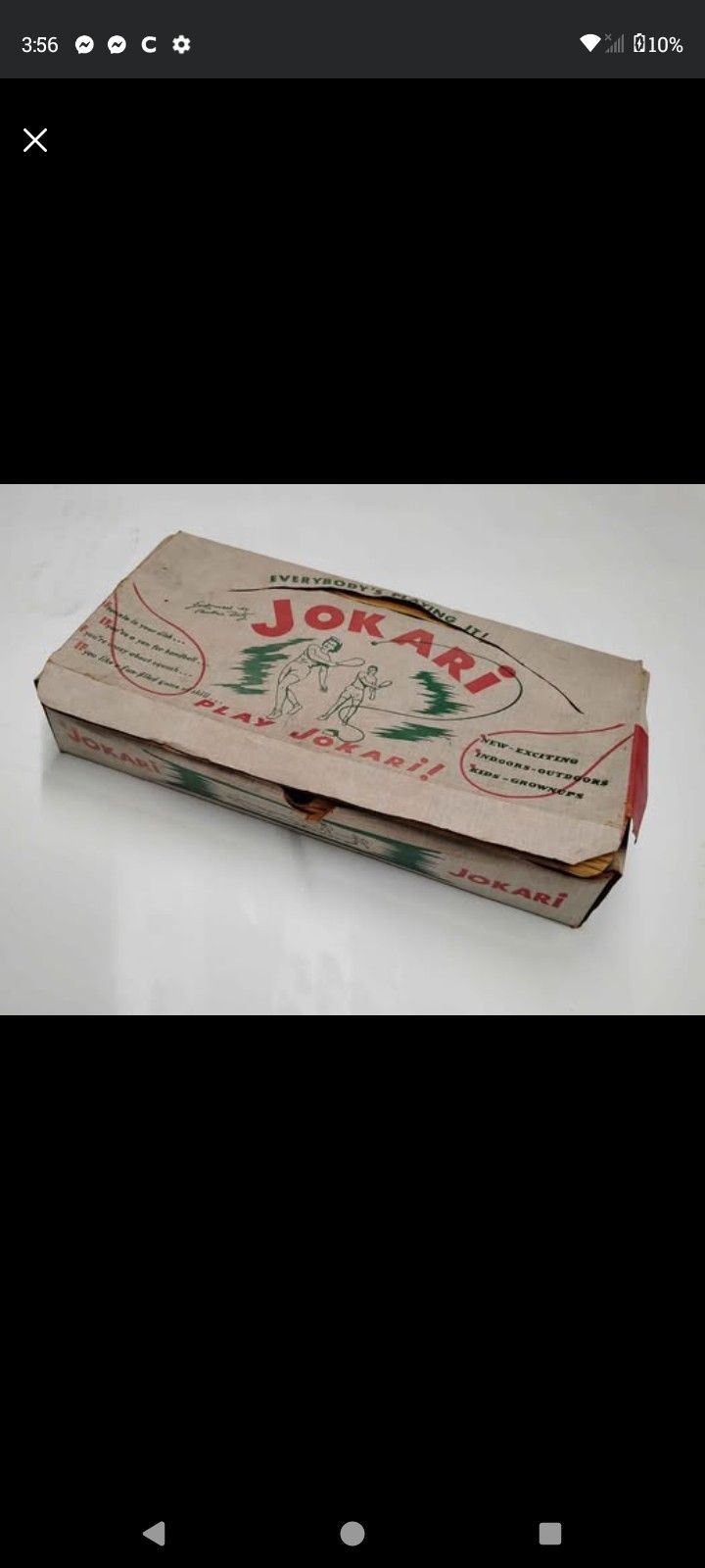 RARE 1950 VINTAGE JOKARI GAME - PAULINE BETZ MODEL; COMPLETE SET; ORIGINAL BOX; VERY GOOD CONDITION