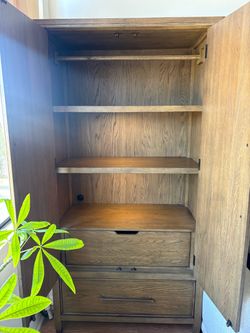 Wood Armoire Wardrobe