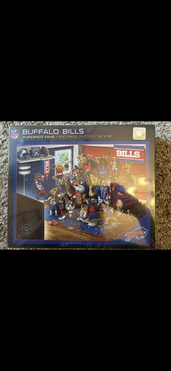 NFL Shop Buffalo Bills Purebred Fans 18'' x 24'' A Real Nailbiter 500-Piece Puzzle