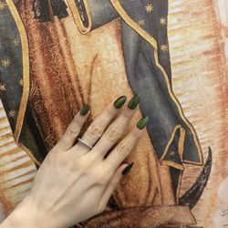 Emerald Green Reusable Press-On Nails, ZLU Nails , Glossy Finish