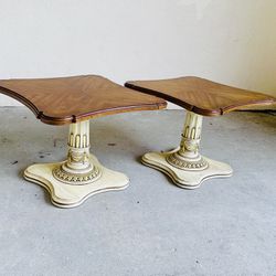 A Pair of End Tables by Weiman