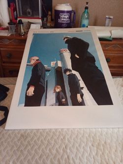 Anime poster painting