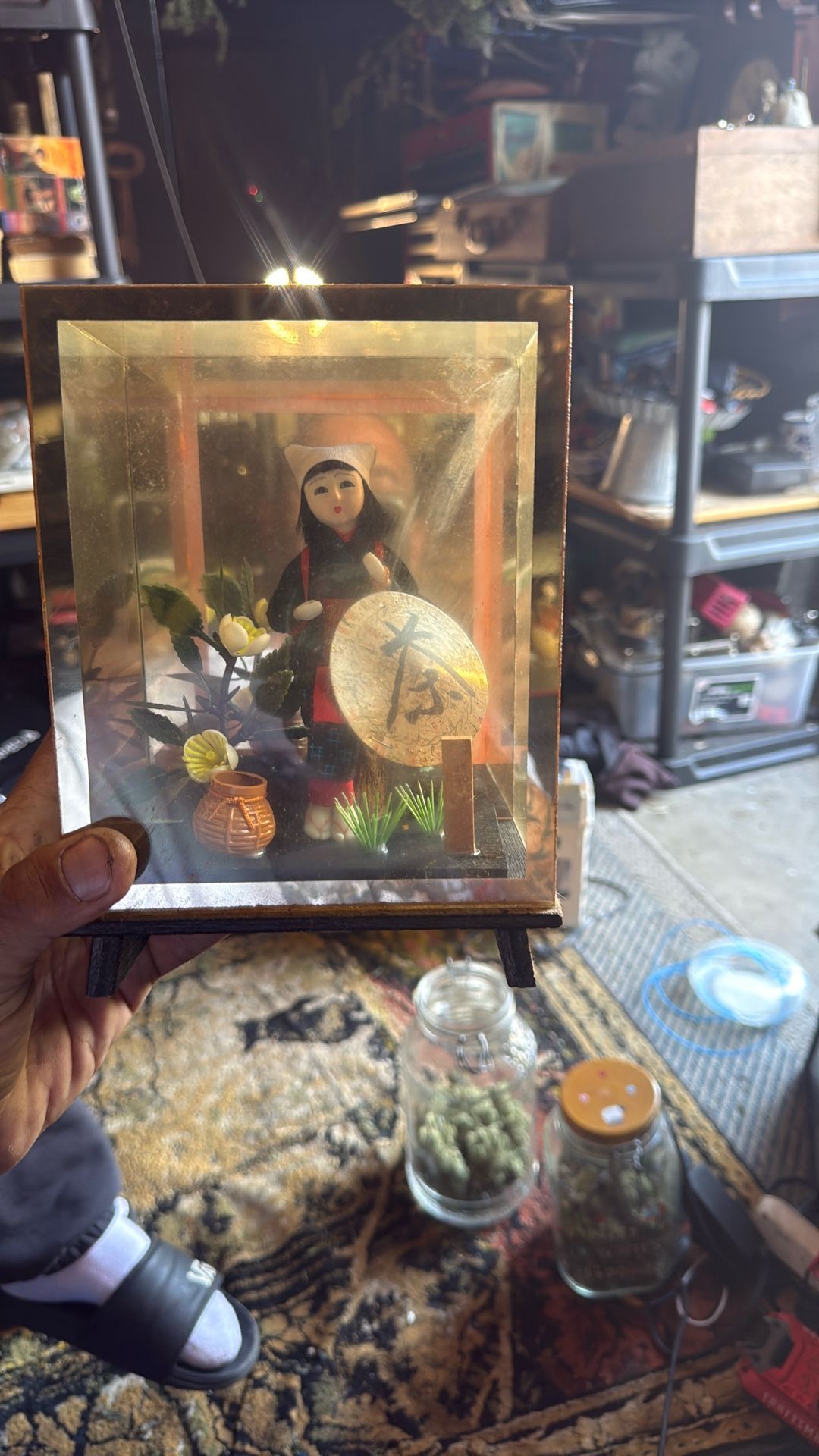 Authentic Vintage Japanese Figure In Case