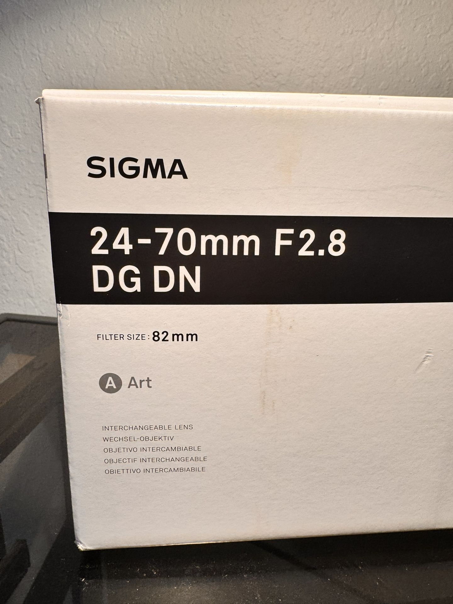 Sigma 24-70mm f/2.8 DG DN Art for Sony | Mint | Box + Hood + Caps