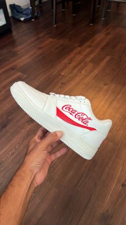 A Bathing Ape Bape Sta Low Coca-Cola White Size 9
