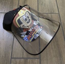 New Mickey Mouse Hat with Faceshield