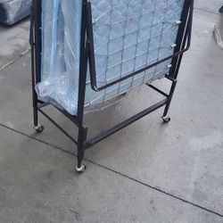 Folding Rollaway Bed With Mattress Memory Foam 180