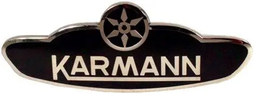Vw bug beetle karmann badge