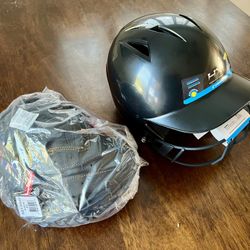 Soft ball Helmet & Catchers Mit set