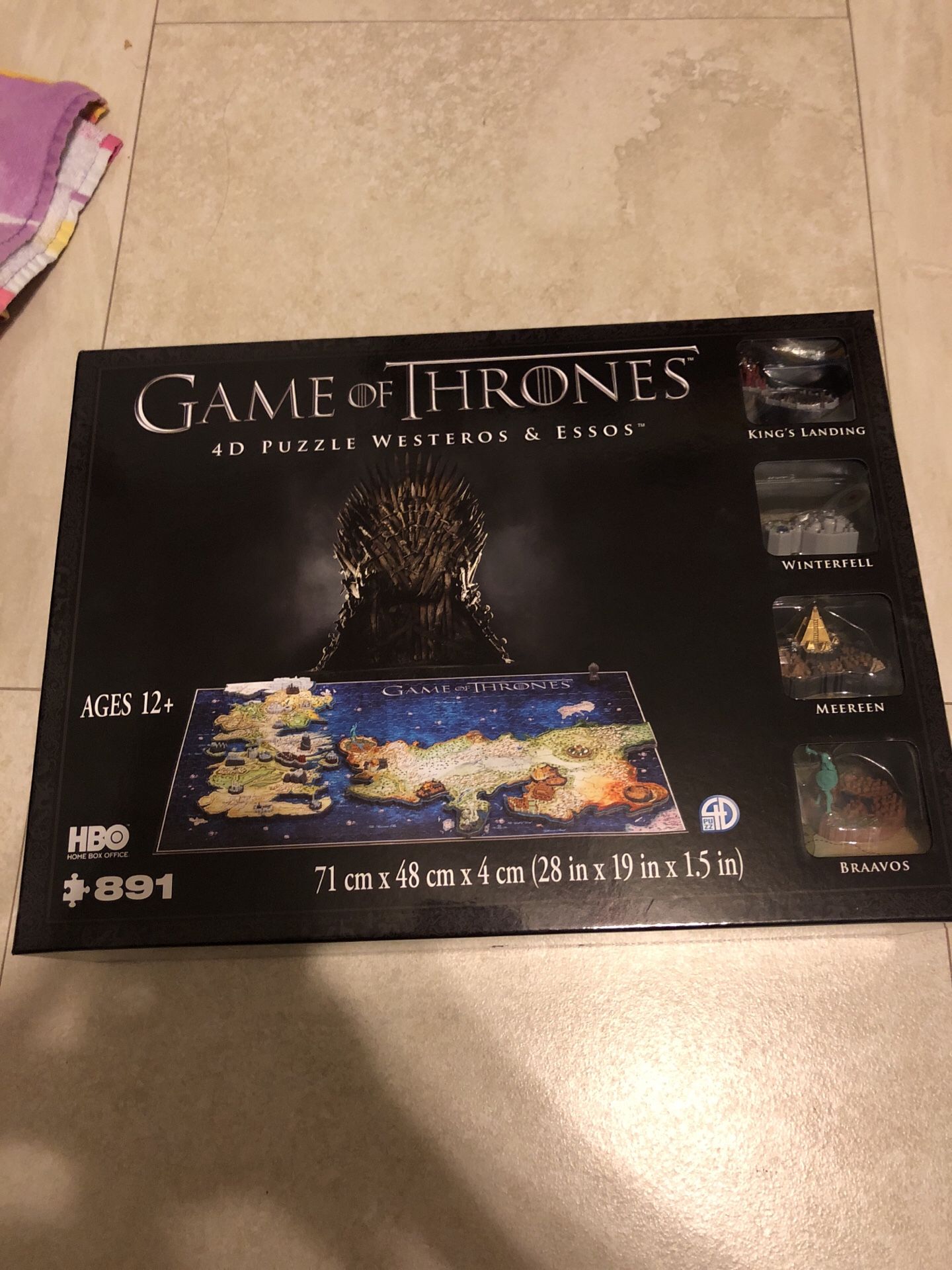 Game of Thrones 4d Puzzle