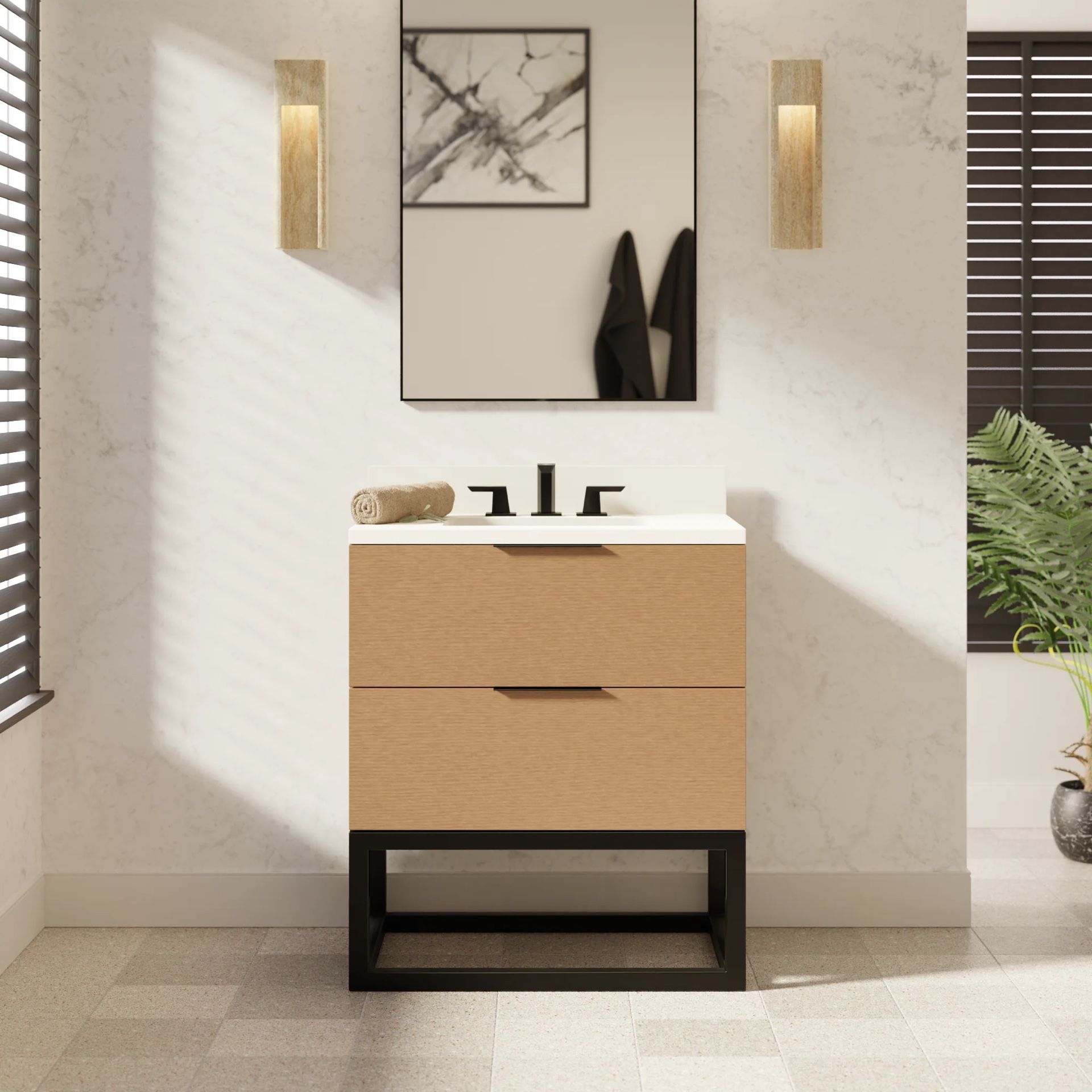 #3302 Mia 30-inch Bathroom Vanity (NEW)