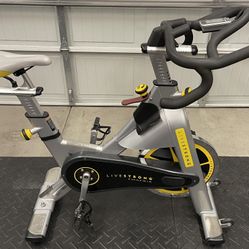 Livestrong by Matrix S-Series Spin Bike Cycle Trainer Exercise Bicycle Workout Stationary Cycling