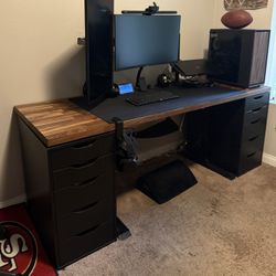Karlby / Alex IKEA Desk And Drawers