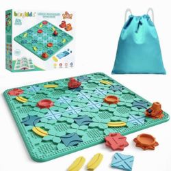 Logical Road Builder Games, STEM Family Board Game, Large Educational Smart Brain Teasers Puzzles Toys, Preschool Learning Early 🆕✅ • Retails $34.98