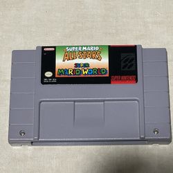 Super Mario All Stars + Super Mario World SNES Cartridge