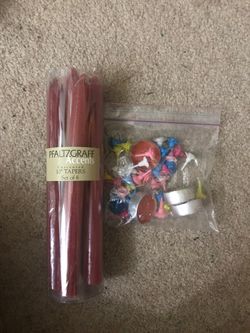 Assorted candles