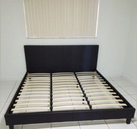 New KING SIZE BED FRAME PLATFORM BED FRAME KING SIZE