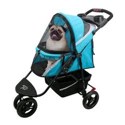 New Dog and Cat Stroller Cart for Small to Medium Size Pets, Teal