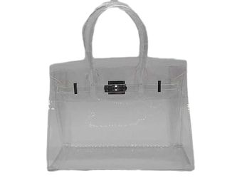 Clear Stadium Inspired Birkin Bag Kb1209owmia