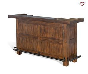 Pre-own Hand made Bar and 2 bar stools