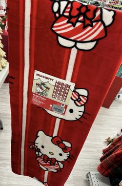 Hello Kitty Christmas Blanket 
