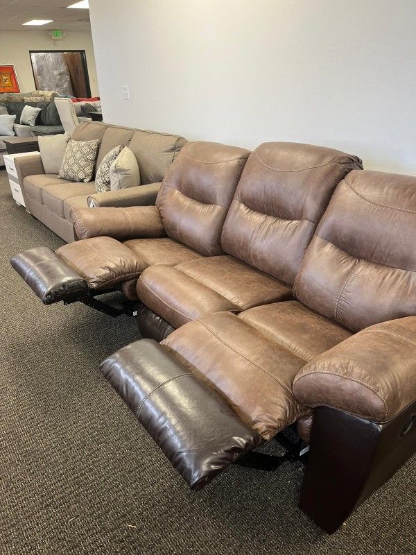 Follett Reclining Sofaby Ashley Same Day Delivery