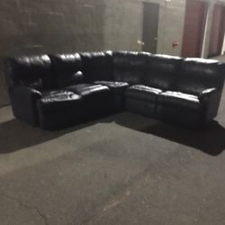 Sectional Sofa Set Blue  3 Piece