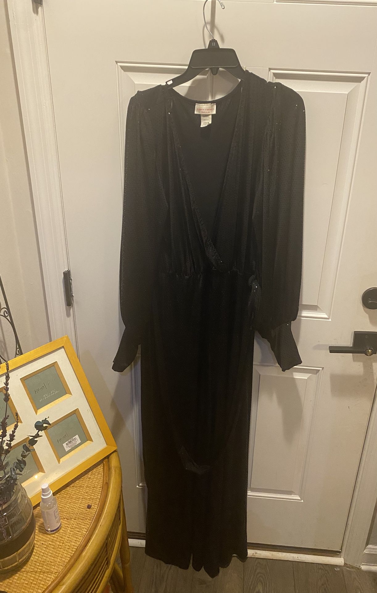 Black Sequined Jumpsuit
