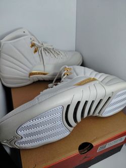 Jordan 12 Retro Phantom Metallic Gold White. Mens Size 10. Women's 11.5. Brand New. With Box.