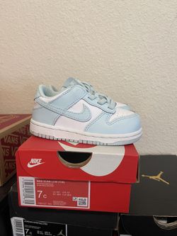 Nike Dunk Low Glacier Blue Worn Size 7c