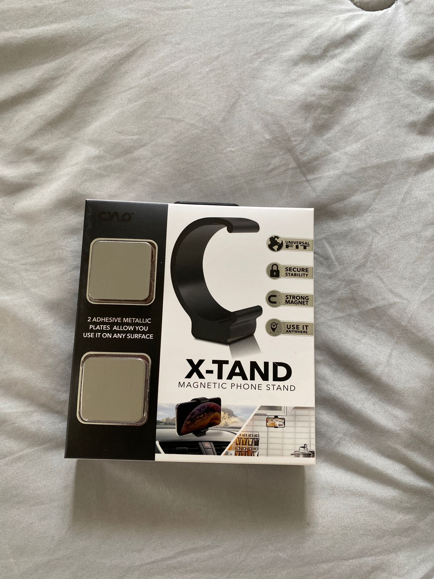 Magnetic phone stand for Car and Gym