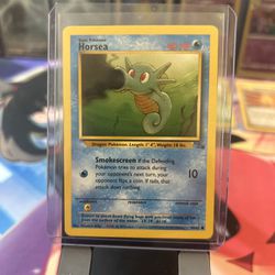 1999 Pokémon Horsea 49/62 Base Set Unlimited Mint Condition 