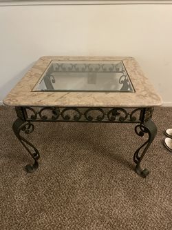 Marble coffee table