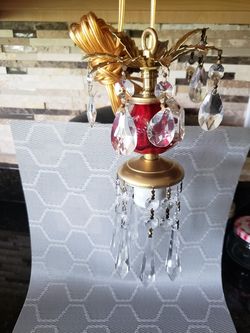 12 in antique pendant light