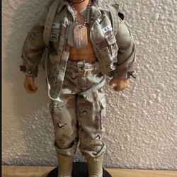 Vintage GI Joe "Duke" With Fuzzy Hair And Accessories
