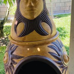 Outdoor Chimney Chimenea Wood Fire Pit