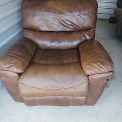 Leather Recliner 