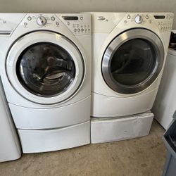 WHIRLPOOL FRONT LOAD ELECTRIC WASHER & DRYER $150 For Both 