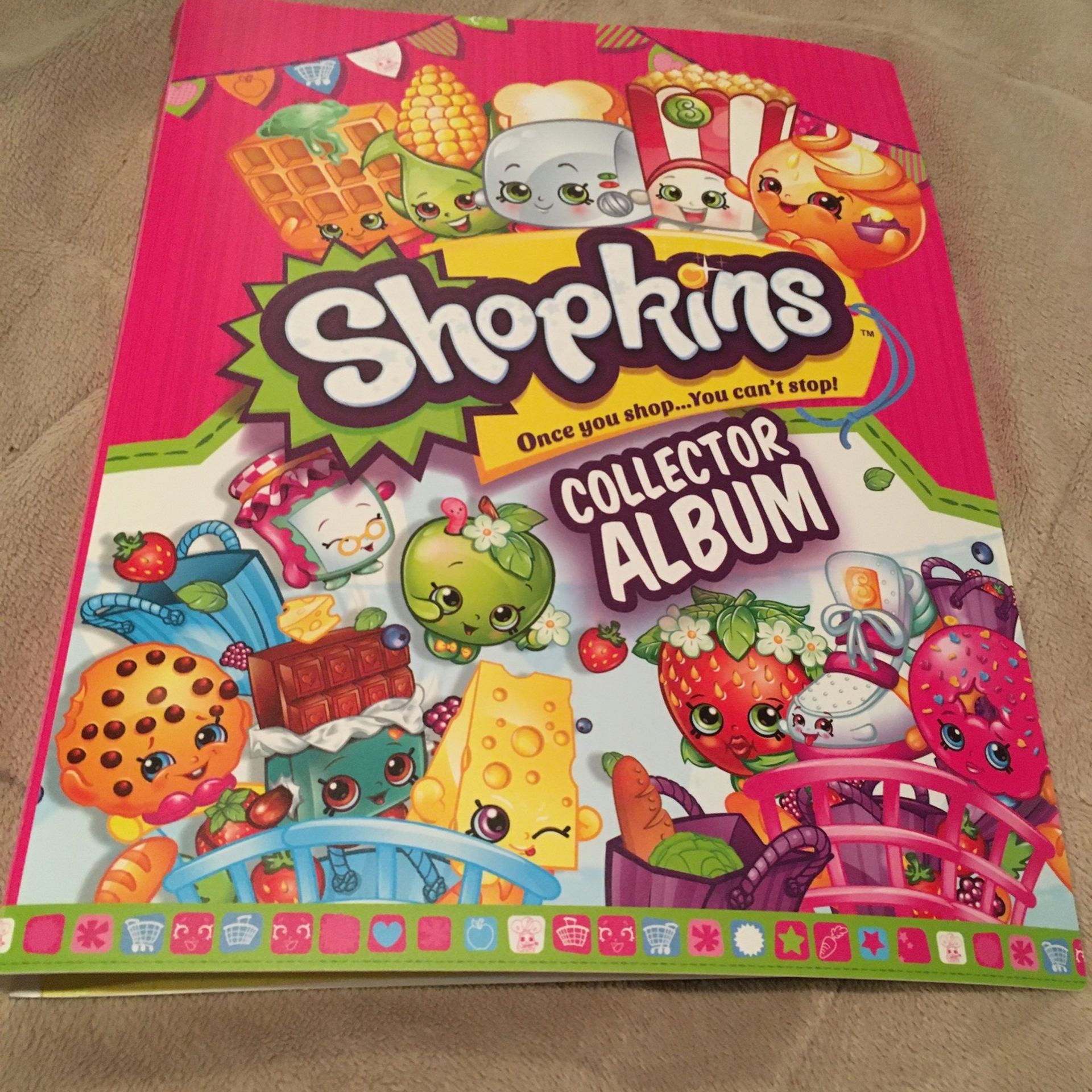 Shopkins collector album, seasons 1 & 2 collector cards