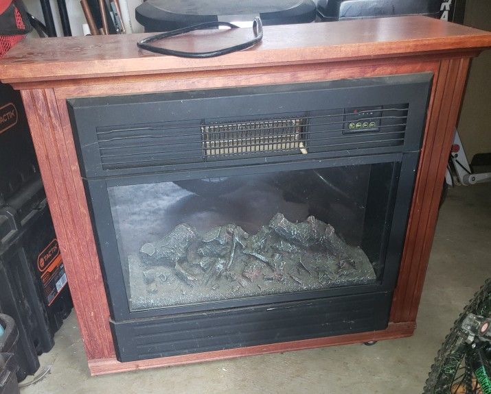 Amish Made Electric Portable Fireplace Heater