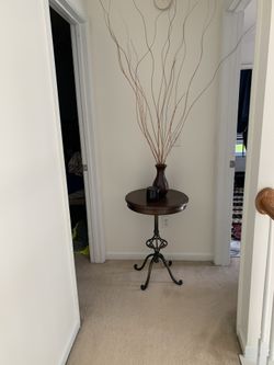 Wooden vase