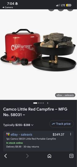 Camco propane camp fire