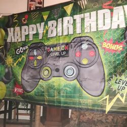 Video Game Backdrop Tela 