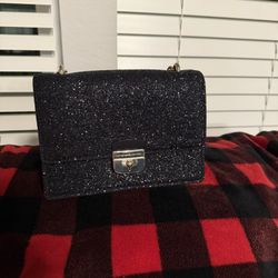 Kate Spade Purple & black Sparkle Evening Purse