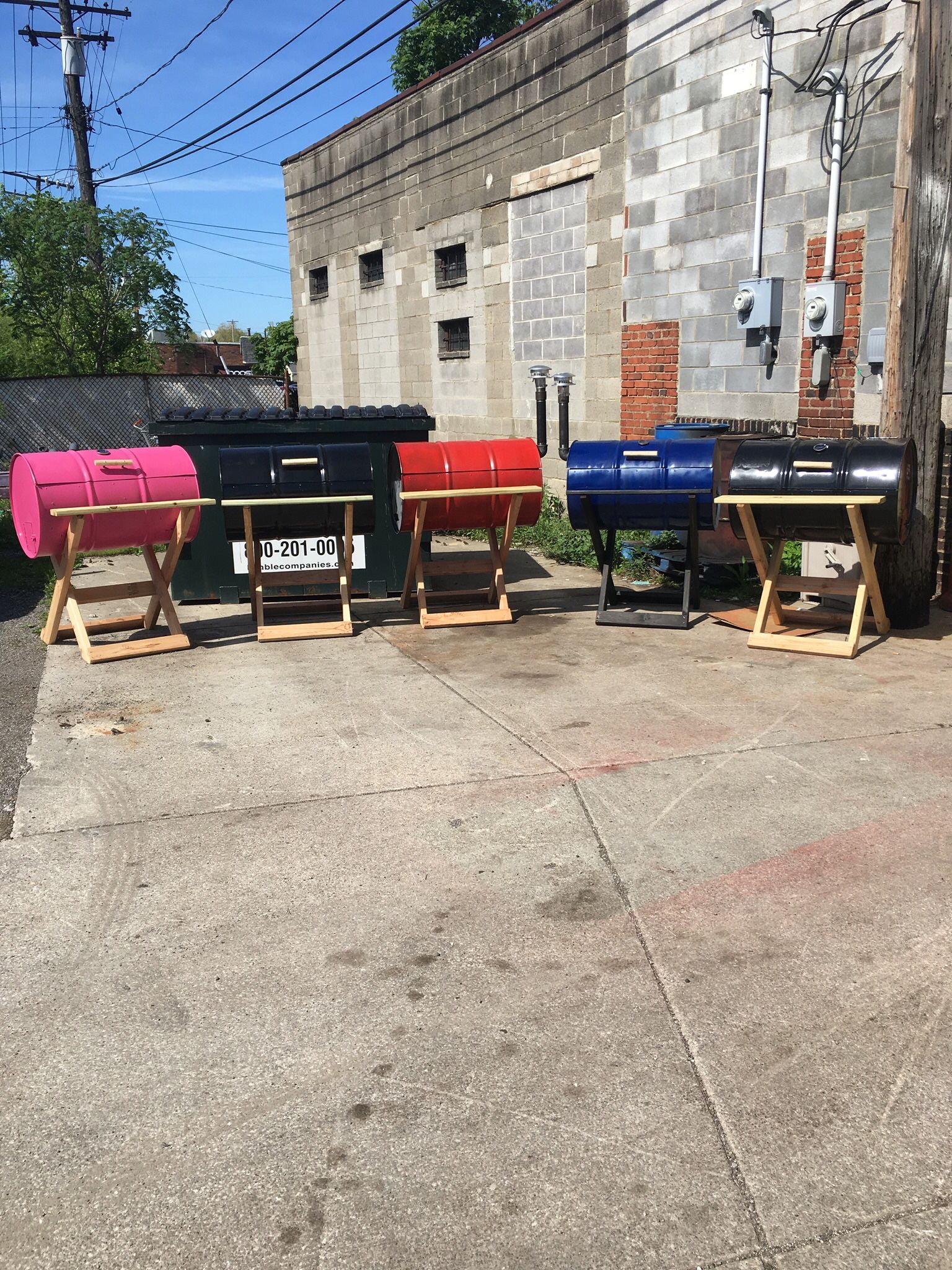 Custom barbecue grills
